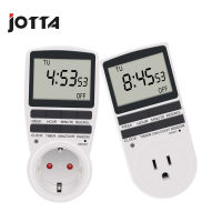 Electronic Digital Timer Switch EU US Plug Kitchen Outlet 230V 110V 7 Day 1224 Hour Programmable Timing Socket