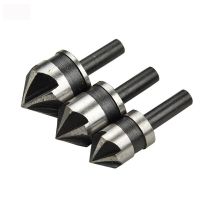 【♘COD Free Cas♘】 liangdou1 ด้ามจับหกเหลี่ยม Hss Countersink Drill 90องศา3ชิ้นใบมีด5ใบ12มม. 16มม. 19มม.