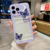 ใหม่ปลอกอ่อนกระเป๋าใส่บัตรสำหรับ VIVOY36 2023เคสโทรศัพท์มือถือแบบดอกไม้ผีเสื้อน่ารัก VIVO Y36 Y35 Y22 Y22S Y16 Y77 5G Y02 Y02S Y02A กล้องเคสซิลิโคน VIVOY16