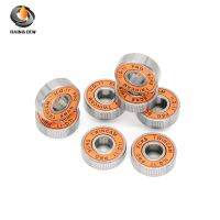 8Pcs ILQ-11 Orange ILQ-11 PRO SCRS Long-life Durable 608RS ILQ11 Bearing Longboard Speed Bearing Inline Skate Wheel Bearing