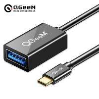 QGeeM USB C OTG Cable Adapter USB 3.0 USB 2.0 OTG type c OTG for samsung galaxy s8 s9 HUAWEI P10 P20 mate 20 pro Macbook USB OTG