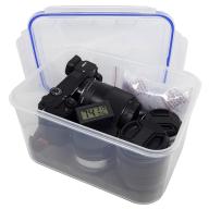 [HCM]Combo hộp chống ẩm máy ảnh 1 ẩm kế điện tử 100gram hạt hút ẩm xanh - dung tích 3.6 lít tặng mút xốp thumbnail