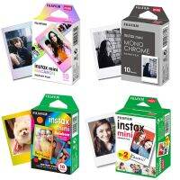 ฟิล์มมินิ Fujifilm Instax Mini 9รูปถ่าย10/20/30แผ่นสีขาวขาวขาวขาวเรนโบว์มาการองสำหรับกล้อง Instax Mini 7S 8 70 90