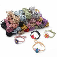 5เมตร/ล็อต2/3/3.5มม.หลายสีไนลอนเชือกยางยืดสายไฟ String สำหรับเย็บผ้าทำมือแบบ DIY อุปกรณ์เสริม