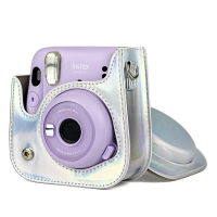 เคสฝาครอบป้องกันกระเป๋าสะพายไหล่สำหรับฟิล์มฟิล์มสำเร็จรูปสำหรับ Fujifilm Instax Mini 11สีน้ำมันศิลปินอุปกรณ์เสริมกล้องกล้องหนัง PU