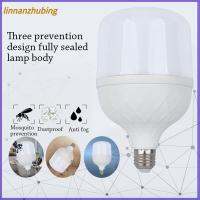 LINNANZHUBING 5W-60W ค่ะ หลอดไฟแอลอีดี เครื่องใช้ในบ้าน แสงกลางวันสีขาว หลอดไฟจี้ห้อย แบบพกพาได้ E27 แสงกลางวันสีขาว โรงงานผลิตเอง