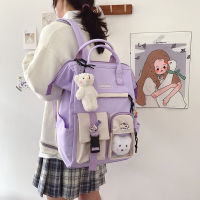 Large Capacity Backpack Female Waterproof Cute Schoolbag Kawaii Girl Laptop Bag Travel Shoulders Bag For Women 2022 New Mochilas