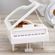 POISON Phong cách Châu Âu Hộp nhạc piano ABS Có đèn Đồ chơi hộp nhạc cho