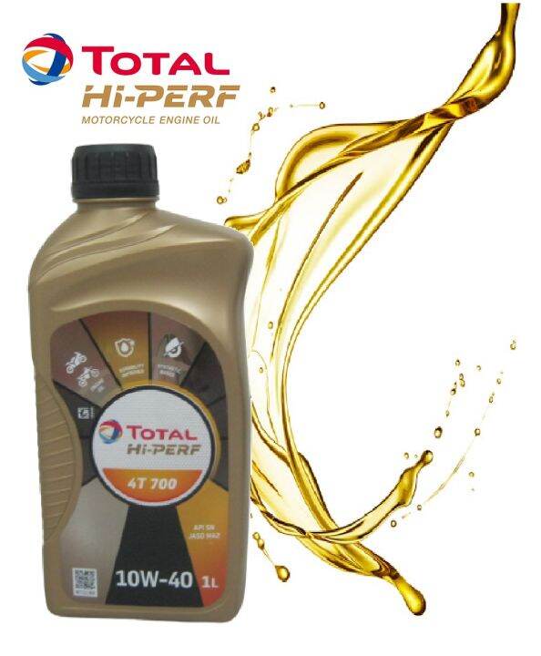 Total Hi Perf 4t 700 10w40 Semi Synthetic Motorcycle Engine Lubricants