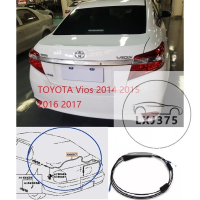 สำหรับ Toyota Vios 2014 2015 2016 2017ช่อง Trunk Lid สายด้านหลัง BONNET สาย Tailgate Cable