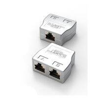 1ถึง2ทาง Lan Ethernet ตัวแปลงเครือข่าย Rj45กล่องป้องกัน Rj 45 Extender Splitter การเชื่อมต่ออินเทอร์เน็ต Coupler Rj45ปลั๊กแบบโมดูลาร์