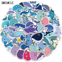 10/30/50/100PCS Cute Cartoon Whale Stickers Kawaii Animals DIY Toys Car Skateboard Notebook Suitcase Decals Graffiti Sticker F5 Stickers