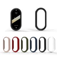 Pc Soft Protective Case For Xiaomi Mi Band 8 Case Half Pack Protective Case Bumper Plated Case Xiaomi Mi Band 8 Smart Watch Smartwatches