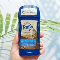 ผลิตภัณฑ์ระงับเหงื่อ-กลิ่นกาย Toms of Maine® Mens Antiperspirant Deodorant Stick, Mountain Spring 79 g โรลออนสติ๊ก สำหรับผู้ชาย