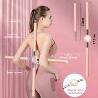 【YF】 Yoga Hunchback Corrector Adjustable Stainless Steel Body Stick Cross Open Back Standing Training Gym Home Sports Equipment