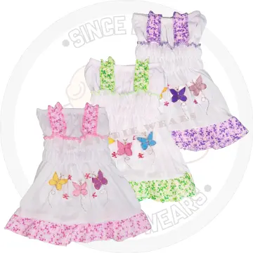 Baby Girl Smocked Cotton Dress Set – Inara-hautamhiepplus.vn