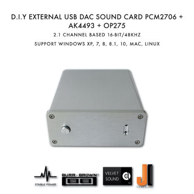 D.I.Y EXTERNAL USB DAC SOUND CARD PCM2706 + AK4493 + OP275