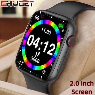 ZZOOI CHYCET IWO Smart Watch Men Women 2.0 Inch Smartwatch 2022 Bluetooth Call Sports Clock Heart Rate Fitness Tracker For Android IOS
