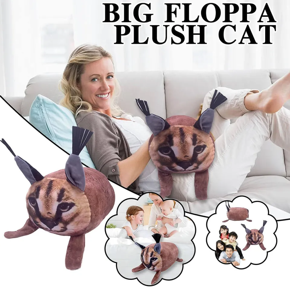 Increase A Floppa Cuddly Pillow 19Cm Simulation Cat Pop Cartoon 3d Pillow  Soft Filled Anime Games Toys Home Decor Dakimakura J220729 From 14,33 €