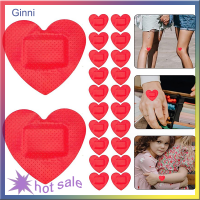 Ginni แผ่นแปะแผลเครื่องมือฉุกเฉินผ้ากอซติดแผลรูปหัวใจแผ่นแปะแผลไฮโดรคอลลอยด์