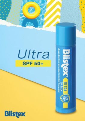 Blistex Ultra Lip Balm SPF50+ ลิปบาล์มบำรุงริมฝีปาก Premium Quality From USA [Pharmacare]