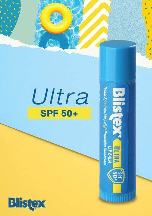 blistex-ultra-lip-balm-spf50-ลิปบาล์มบำรุงริมฝีปากผสมกันแดด-premium-quality-from-usa