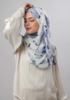 ฮิญาบ BOKITTA รุ่น Chic - CLOVE BLUE-  Instant hijab