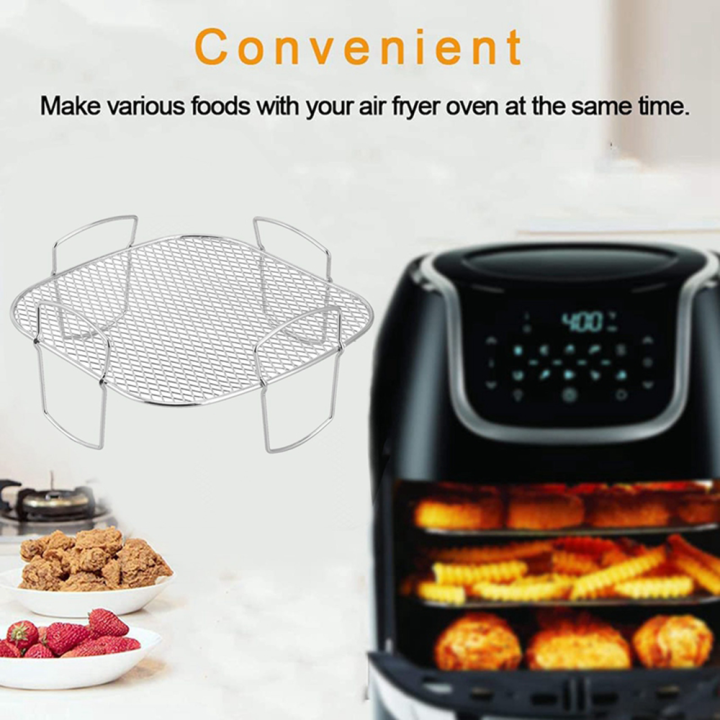 OvenCooling Shelf Stainless Steel Rack Grill Rack For Ninja Air Fryer Layer Dehydrator Rack Air
