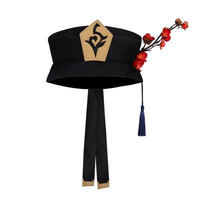 หมวกคอสเพลย์ เกม Game Genshin Impact Hu Tao Hat Well-made Hutao Cos Cap Headwear Cosplay Props Nice Gift Adult Size สําหรับผู้ใหญ่