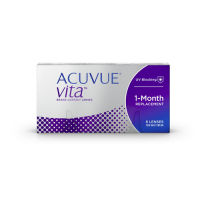 ACUVUE VITA คอนแทคเลนส์รายเดือน สำหรับสายตาสั้น (1 กล่อง มี 6 ชิ้น)