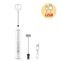 【▼Hot Sales▼】 liuguangshuai 1Pc เครื่องตีไข่นมเครื่องดื่มกาแฟ Whisk Mixer เครื่องทำฟองไฟฟ้า Foamer Mini ที่คนแบบมีดแบบมีด้ามจับอุปกรณ์ทำอาหารในครัว