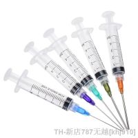 hot【DT】┋  5pcs 5ml Syringes With Crimp Sealed Plastic Syringe Sealed-Blunt Needle Tips Glue Ink