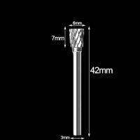 1Pc อุปกรณ์เสริมสำหรับเครื่องบดเครื่องมือ Cnc เครื่องตัดทังสเตนคาร์ไบด์โรตารี่งานไม้หัวขัดเครื่องตัดมิลลิ่ง3*6มม