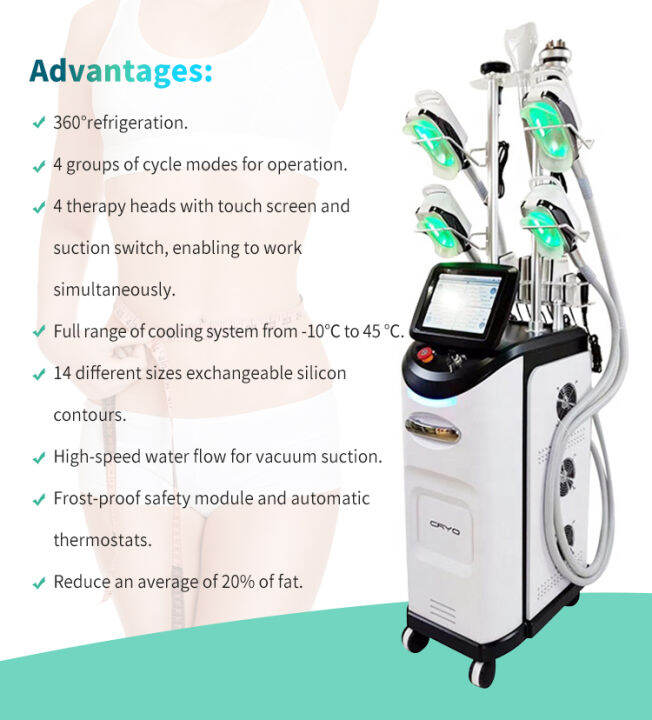 Accessories 360 degree rf lipo laser cavitation vacuum touchable