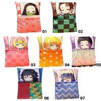 Wangzi123 .my Kimetsu No Yaiba Demon Slayer Kamado Tanjirou Nezuko Zenitsu Inusuke Sleep Stuffed Soft Plush Pillow Cushion Cosplay