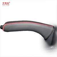 Yuji-Hong Car Handbrake Covers Case for KIA Sportage R 2011-2016 Car Styling Genuine Leather Handbrake Grips Cover