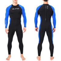 Quick Dry Diving Wetsuit Underwear UV Protection One Piece Long Sleeves Diving Suit Back Zipper Swimsuit for Summer Water Sports