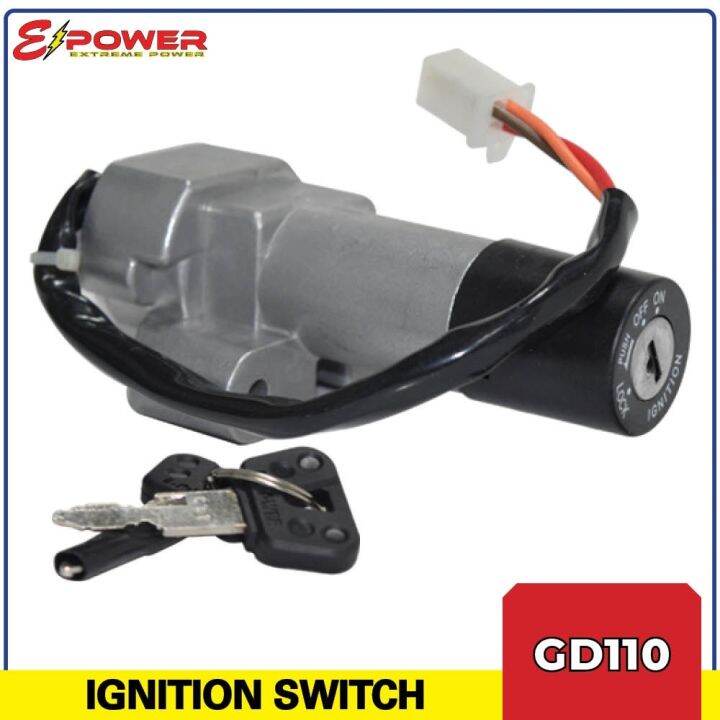 【COD】 Suzuki GD110 EPower Ignition Switch / Main Key Set Lazada PH