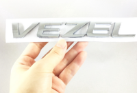 โลโก้ตัวอักษรแยก งานพลาสติก เวเซล ฮอนด้า VEZEL Letter Auto Car Emblem Badge Sticker Decal Replacement For Honda VEZEL HRV CRV BRV