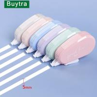 6pcs/set Mini Morandi Color Correction Tape Set School Supplies Stationary 6.7*3.1cm Correction Liquid Pens