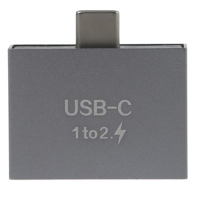 Type C Hub Type-C ตัวผู้ไปยัง USB คู่3.0อะแดปเตอร์ตัวเมียตัวแยก USB ตัวแปลง USB 10Gbps การชาร์จแบบรวดเร็ว