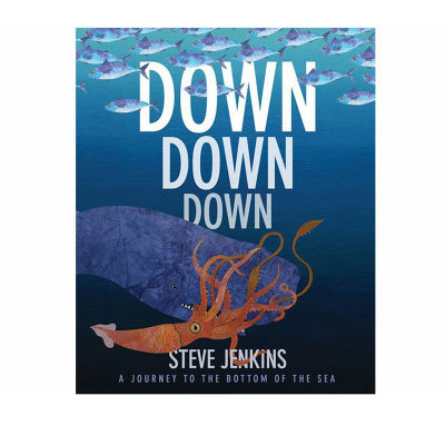 English original picture book down a journey to the bottom of the sea popular science writer Steve Jenkins childrens picture book