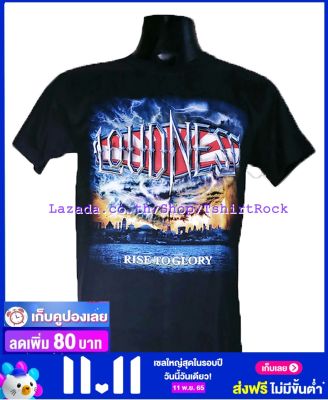 เสื้อวง LOUNDNESS ลาวน์เนส ไซส์ยุโรป เสื้อยืดวงดนตรีร็อค เสื้อร็อค  LNS1726 ส่งจากไทย
