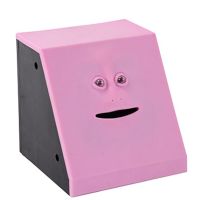 1Pc Kid’s Money Bank Electronic Simulation Chewing Smiling Face Bank Automatic Sensing Money Box for Kid ATM Safe Box