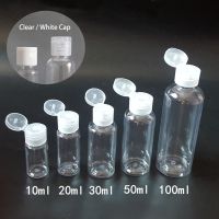 20PCS Plastic Empty Bottle Travel Lotion Liquid Bottles Dispenser Sample Flip Cap 5/10/20/30 ML