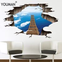 【cw】 Wallpapers YOUMAN Mordern Floor Sticker Removable Mural Decals Vinyl Ground Ceiling Stickers Decal