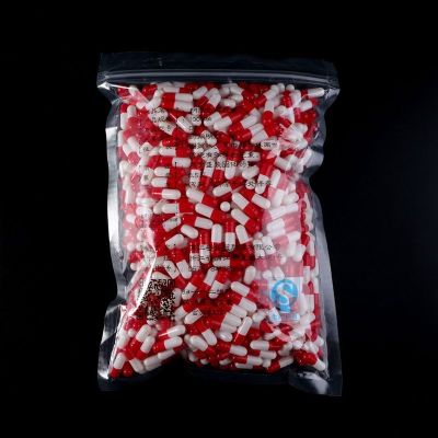 【jw】▽✓✥  1000Pcs Hard Gelatin MedicineCapsule 0 Red And Pill