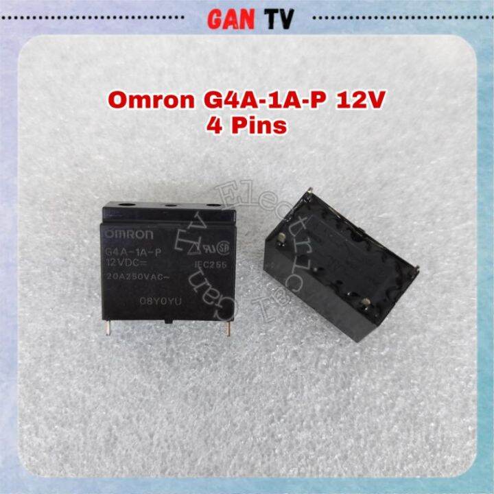 Heavy Duty Omron G4A-1A-P DC 12V 4 Pins Aircond Air Cond Conditioner ...
