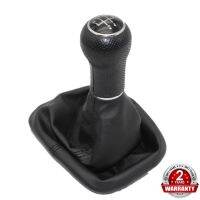 ◑☃■ New 5 Speed Car Gear Stick Shift Knob With Leather Boot For VW Golf 2 3 4 Cabrio Polo 6N Passat 35i Car-Styling