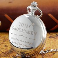 【CW】✚  New “To Groomsman” Watches Necklace Pendant Birthday Wedding Anniversary